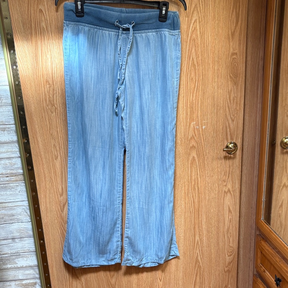 Cloth & Stone Blue Wide Leg Jeans